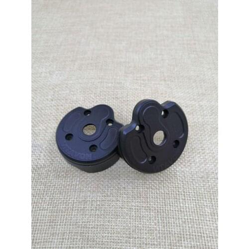 CNC brass portal cover black edition for Axial SCX10 III and Capra 2pcs