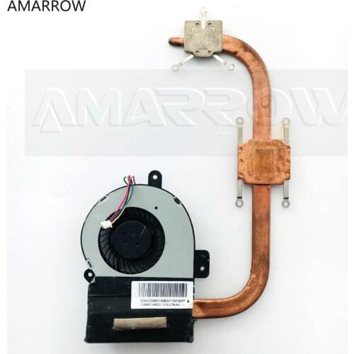 Original For asus laptop heatsink cooling fan cpu cooler X45V X45VD X45C X45U X45E CPU heatsink Fan CPU contact thickness 1mm
