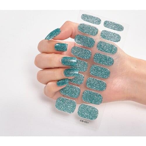 Minimalist Design Fashion Nail Polish Glitter Series Powder Sequins Self Adhesive Nail Sticker Nail Sticker set Nail Decoration