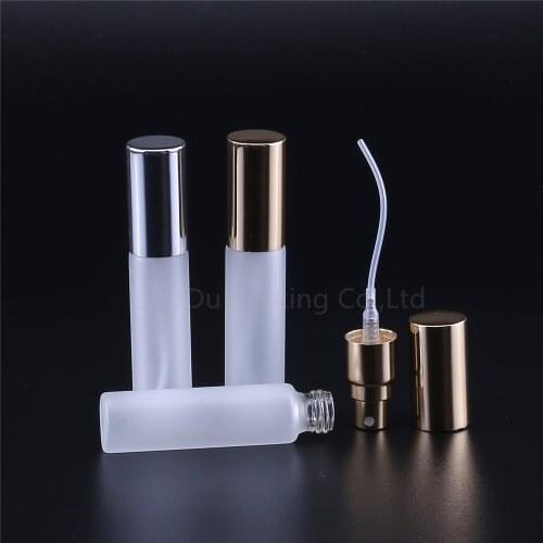 240pcs 5ml 10ml Mini Refillable Sample Perfume Glass Bottle Travel Empty Spray Atomizer Bottles Cosmetic Packaging Container
