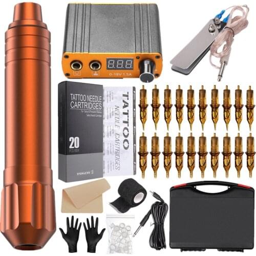 Tattoo machine set Motor tattoo pen set Full set of tattoo machine all-in-one tattoo equipment tattoo supplies