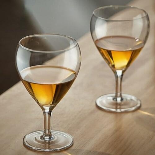 New Style Abstract Art 200-300Ml Water Drop Small Goblet Crystal Red Wine Champagne Whiskey Brandy Multi-Purpose Tasting Cup