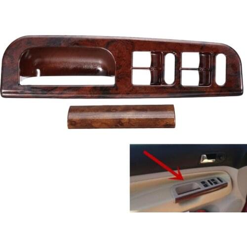 Car Wood Window or carbon fiber Switch Control Panel Trim For Passat B5 Jetta Golf Mk4 1998 1999-2004 3B1867171 E