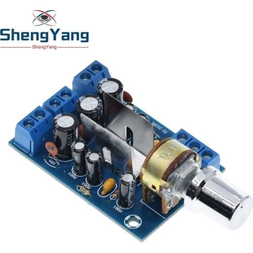 TEA2025B Mini Audio Amplifier Board Dual Stereo 2.0 Channel Amplifier Board For PC Speaker 3W+3W 5V 9V 12V CAR DIY KIT
