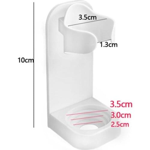 1pcs Creative Traceless Stand Rack Organizer Electric Wall-Mounted Holder Space Saving Toothbrush Holder Bathroom Accessories