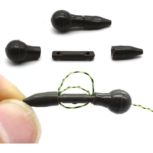 20pcs Advanced Adjuster Stoppers For Carp Fishing Accessories Method Feeder Carp Fishing Line Stops Connector Hair Rigs Tackle