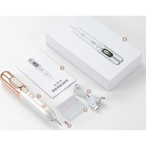 LCD Plasma Pen Profesional Laser Tattoo Mole Removal Pen Skin Care Tools Tag Removal Freckle Wart Dark Spot Remover