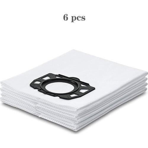 6PCS Vacuum Cleaner Dust Bags For Karcher MV4 MV5 MV6 WD4 WD5 WD6 WD4000-WD5999