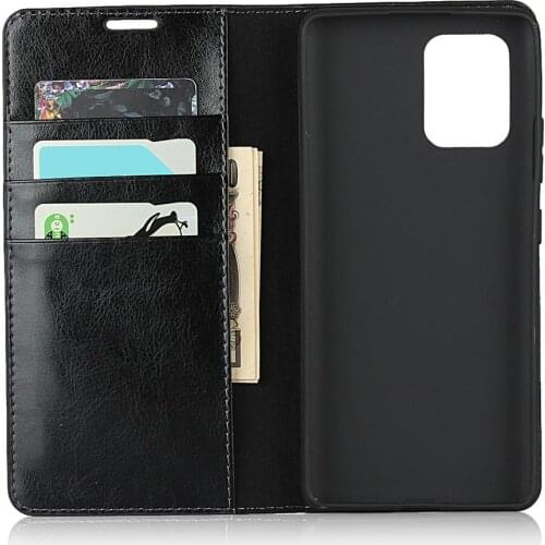 For Samsung Galaxy A91 Case Luxury Flip Genuine Leather Phone Cove Fundas Para Coque Capa For Samsung Galaxy A91