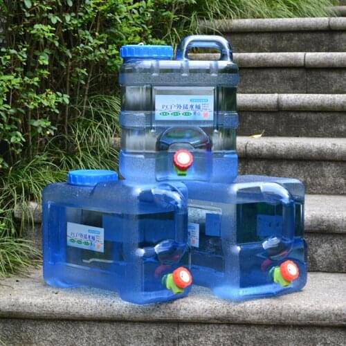 Portable Water Tank Container 5/8/10L Camping Water Bucket With Faucet Driving Water Tank Container for Camping Hiking Picnic