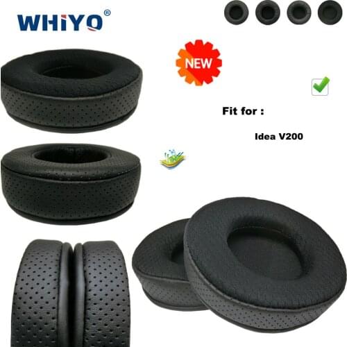 Replacement Ear Pads for Idea V200 V 200 V-200 Headset Parts Leather Cushion Velvet Earmuff Headset Sleeve Cover