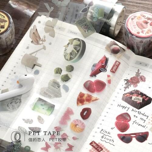 1pcs/1lot Decorative Adhesive tapes Lian Lian Dessert diary Scrapbooking DIY Paper Scrapbooking Stickers 3m