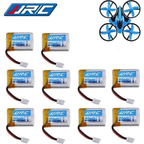 10pcs JJRC H36 3.7v 150mah 30C For Drones E010 E010C E011 E013 F36 NH010 Battery RC Quadcopter Spare parts 3.7v LIPO Battery