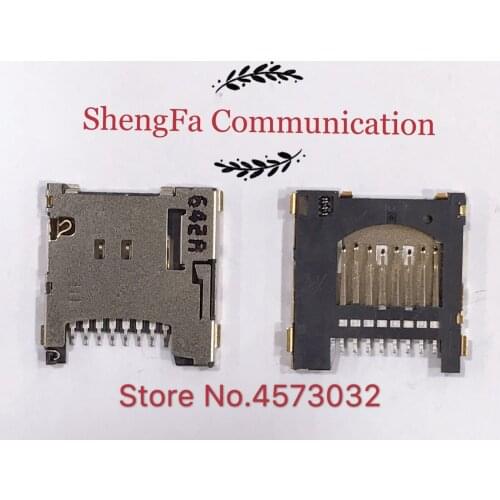 10pcs/Original for Sony X10 New Push TF+Micro SD Card Socket Reader Holder Tray Slot Connector