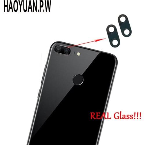 2pc/lot New Original Housing Rear Back Camera Glass Lens Cover Case with Adhesive For Huawei Honor 9 Lite Fast Ship