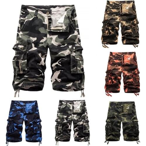 2020 Summer Casual Outdoor Men Camouflage Cargo Shorts Baggy Fifth Pants Trousers Fashion trousers man clothing