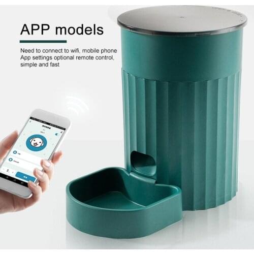 [Button/Wiff] 3L Automatic Pet Feeder For Cat Dog Smart Food Dispenser Remote APP Control Timer Dogs Cats Supplies Feeding Bowl