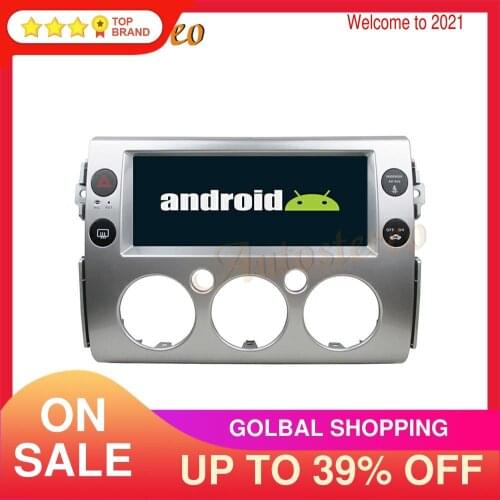 Android 10.0 Car GPS Navigation For TOYOTA FJ Cruiser 2007-2017 Car Multimedia Player Auto Stereo Head Unit Tape Recorder No DVD