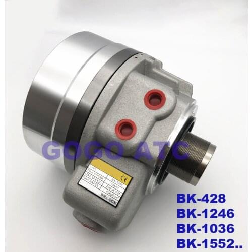 BK-1246 Hollow hydraulic chuck rotary cylinder three-jaw chuck cylinder oil pump large aperture built-in check valve