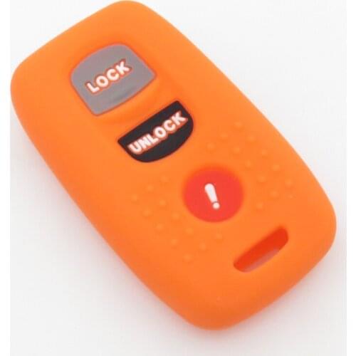 Cocolockey SILICONE CAR KEY COVER 3Buttons FOB CASE FOR Mazda 3 6 M3 M6 KEY CASE FOR CAR STYLING 3 Buttons