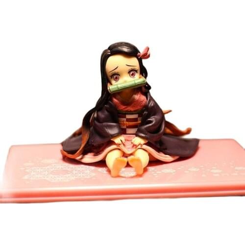15cm Anime Figure Demonic Slayer Kamado Nezuko Tanjirou Hashibira Inosuke Model Doll Action Figure Gift Toy Children Gift