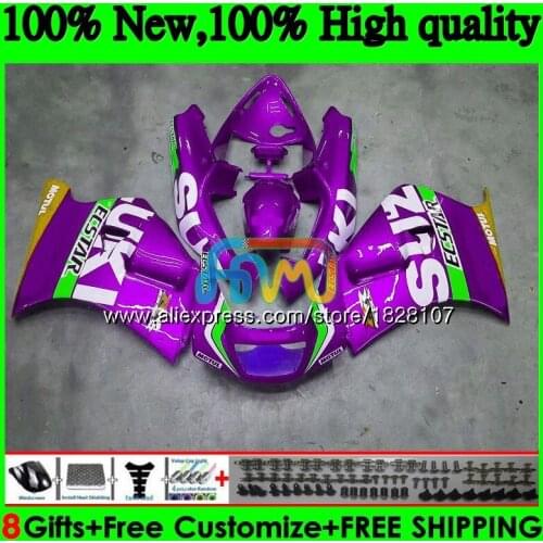 Body For SUZUKI SAPC VJ21 RGV250 88 89 90 91 65BS.147 RGVT250 VJ 21 RGV-250 VJ22 RGV 250 1988 1989 1990 New purple 1991 Fairing