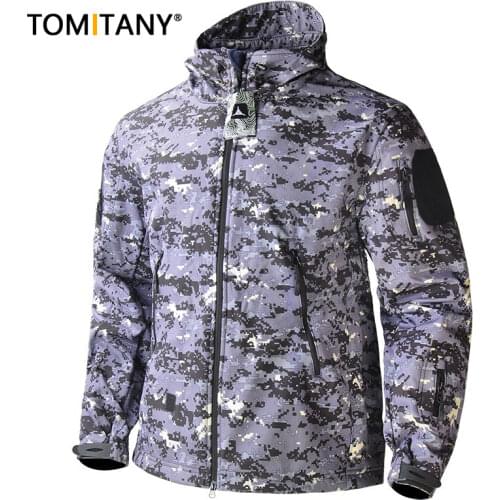 Shark Skin Soft Shell Military Tactical Jacket Men Waterproof Army Fleece Clothing Multicam Winter Camouflage Windbreakers 5XL