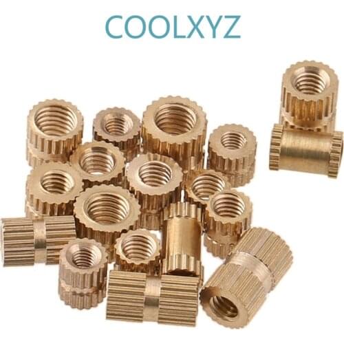 Spot wholesale injection molded copper nut copper knurled nut copper nut m4 m5 m6 m8 25PCS