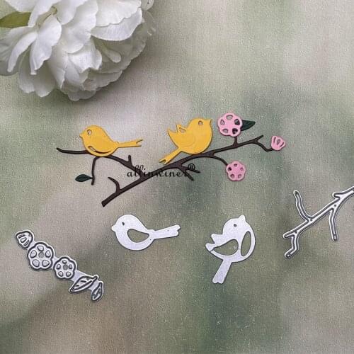 Branch bird decoration Metal Cutting Dies for DIY Scrapbooking Album Paper Cards Decorative Crafts Embossing Die Cuts