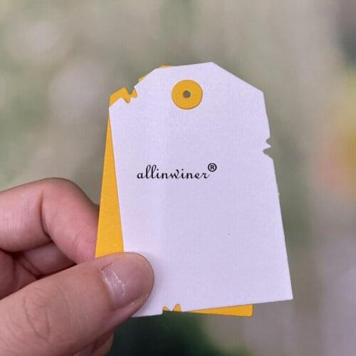 Tag frame Metal Cutting Dies Stencils For DIY Scrapbooking Decorative Embossing Handcraft Die Cutting Template