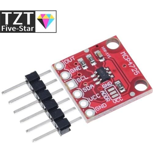 TZT MCP4725 12Bit I2C DAC Digital Converter Module Digital To Analong EEPROM Development Board For Arduino 2.7V-5.5V