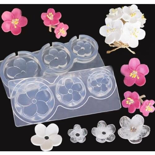 NEW Stereoscopic Clear Silicone DIY Simulation Food flower Mold For Epoxy Resin Jewelry Making Craft Tools resin molds forjewelr