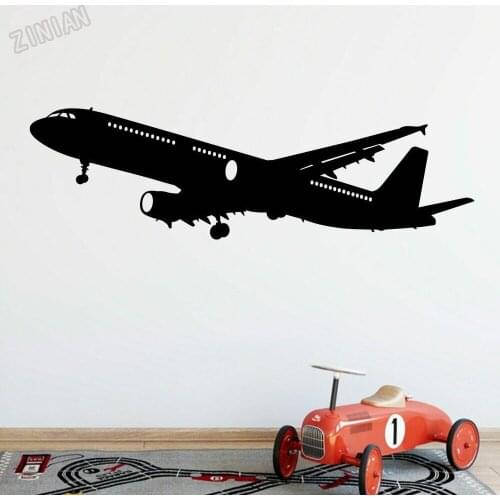 New Design Combat Aircraft Wall Stickers For Kids Room Vinyl Dormitory Wall Decals Art Removable Stickers On The Fridge Y276
