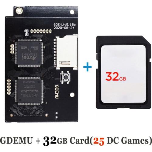 Optical Drive Simulation Board Replacement for SEGA Dreamcast DC GDEMU GDI CDI Game Console Free Disk Module Parts with 32GB SD