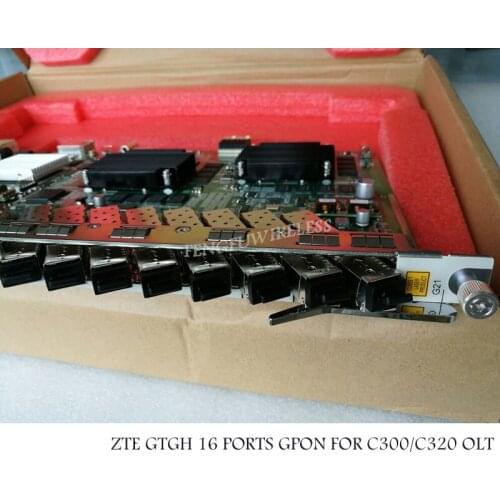 Original New Best Price ZTE GTGH 16 ports GPON board GTGH with 16 C++ SFP for ZTE OLT C320 C300 GTGHG GTGHK