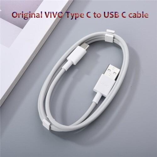 Original VIVO Type C Cable USB Tipo C Fast Charging Cord For X60 S7 Y52s X50 S7e Y73s NEX 3S Y31s S6 X27 S7t Z6 X30 S9 X30Pro Z5