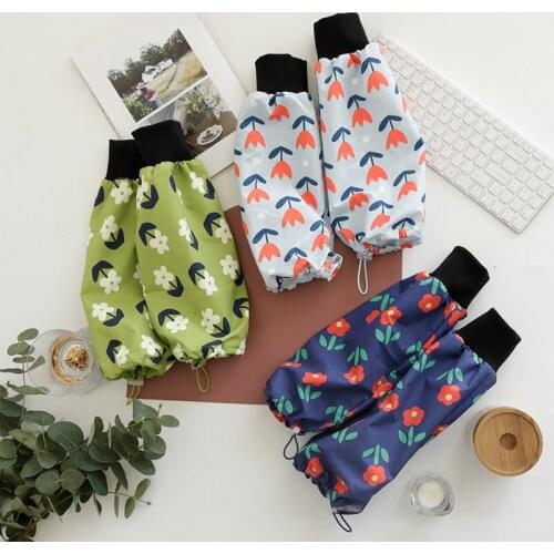 Cartoon antifouling sleeve dust-proof long style work gloves student and child sleeve protection