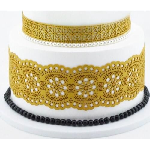 Lace Silicone Mold Mould Fondant Cake Decoration Baking Bakeware Flower pattern silicone fondant cake mould