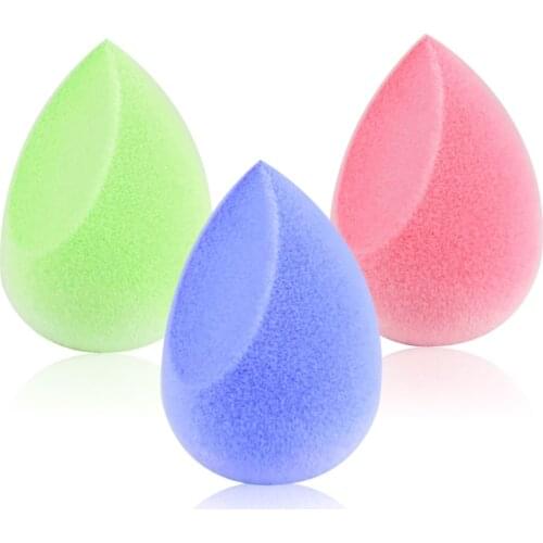 1PCS Microfiber Fluff Surface Cosmetic Puff Velvet Makeup Sponge Non-Latex Powder Liquid Foundation Smooth Make Up Blender