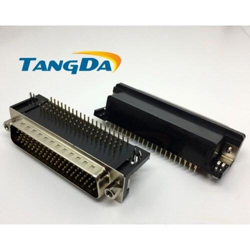 Tangda HDR78M DB78P 4 row 78 core 78p 78pin needle male bending DB78 core inserted in 90 degrees feet of gold clubfoot A