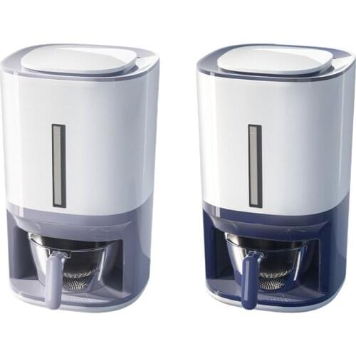 Rice Bucket Food Grains Storage Box Sealed Moisture Proof Tanks Kitchen Cereal Dispenser Container