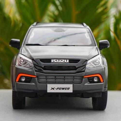 1:18 Scale MU-X Diecast Off-road Vehicle Alloy Car Model Metal Toy Collection Display Souvenirs Kids Boys Adult Gift Decoration