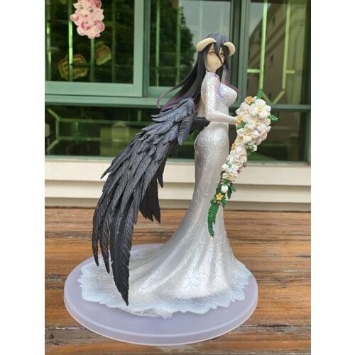 1/7 Scale F:NEX Anime OVERLORD Albedo Wedding Dress Ver. Japaense Anime PVC Action Figure Toy Statue Model Collectible Toy Doll