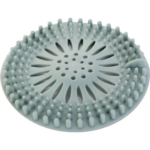 1 piece of drain filter, portable silicone sink filter, bathtub supplies, kitchen accessories, bathroom shower drain cover