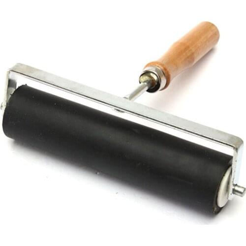 1Pc 15cm Heavy Duty Hard Rubber Roller Printing Ink Lino Artists Art Craft Paint Decorating Tool Paint Tool Sets