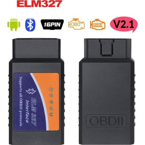 2021 ELM327 Bluetooth V2.1 adapter fot Android Torque Elm327 OBD2 V2.1 Interface OBD2 / OBD II Auto Car Diagnostic-Scanner