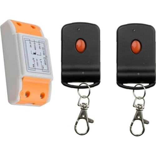 220 v 1 ch remote control switch 1 piece receiver + 2 piece transmitter 2016 new style