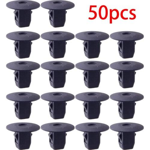 50pcs/Set Fender Apron Grommet Retainer Clip Tapping Screw Fit for Honda Civic Odyssey Acura TSX Auveco 90682SEA003