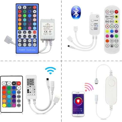 Lighting Accessory Bluetooth Controller Tuya WIFI Homekit IR Remote Voice Control For Single Color RGB RGBW LED Strip Lamp