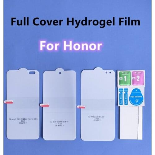 1-3pcs Full Cover Hydrogel Film For Honor 50/V40 Mobile Phone Screen Protector For Honor 30 Pro/30Pro Plus TPU HD Film Not Glass